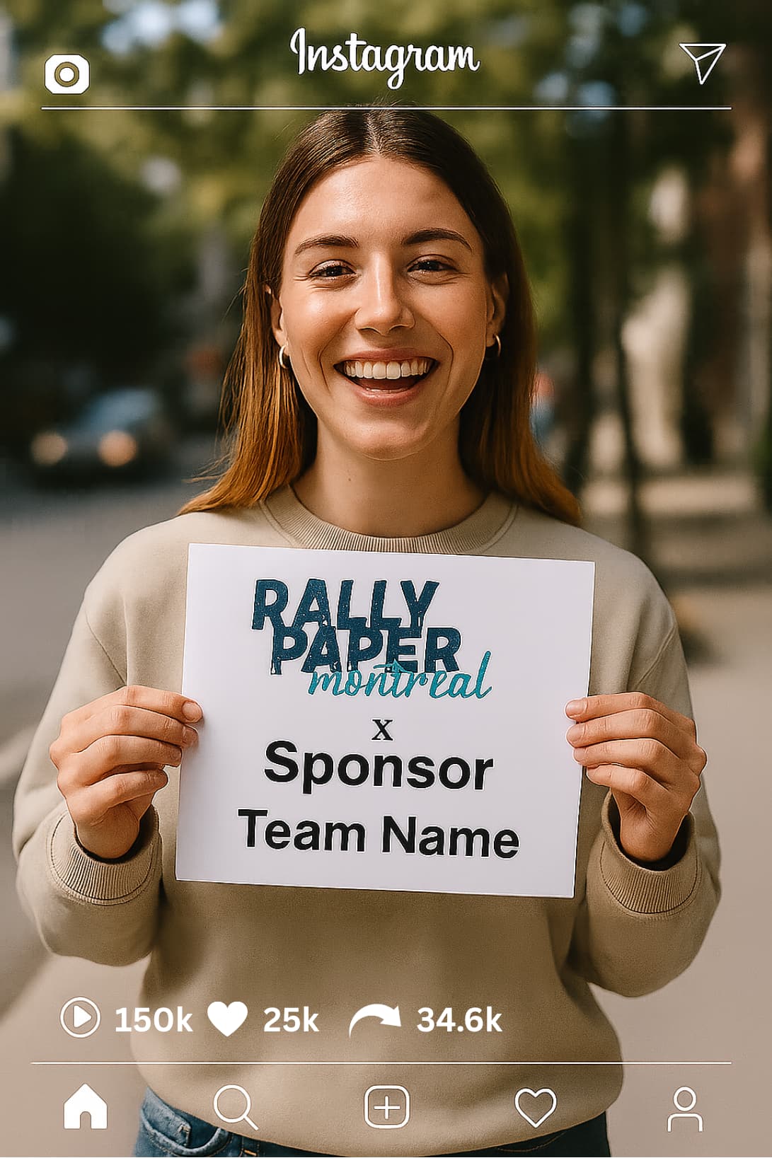 Main sponsor social mock